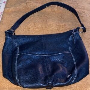 The Sak Black Leather Shoulder Bag